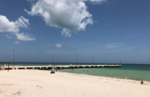 Hombre muere ahogado tras lanzarse del muelle en Telchac Puerto