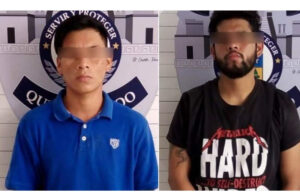 FGE asegura a dos hombres por extorsión y amenazas en Cancún