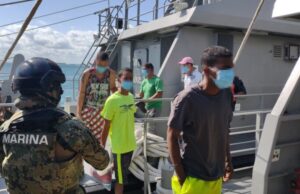 Semar rescata a cubanos en aguas de Cozumel