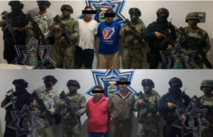 Detienen a cuatro hombres con más de 200 dosis de diferentes drogas en Tulum