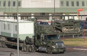 Sedena pone en marcha el primer convoy con materiales y maquinaria para construcción del Tren Maya