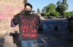 Gremio periodístico protesta en Morelia por el asesinato de Armando Linares