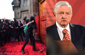 AMLO acusa a los conservadores de infiltrarse en el movimiento feminista