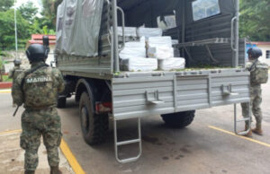 Marina intercepta cargamento de cocaína en una embarcación con destino a Punta Pulticub