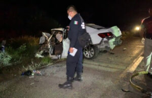 Trágico accidente deja cinco muertos y cuatro heridos