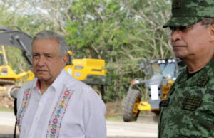 AMLO llega a Chetumal para supervisar avances del Tren Maya