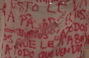 Aparece narcomanta en Isla Aguada