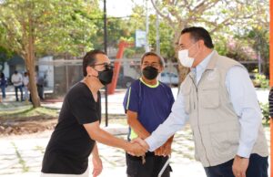 Renán Barrera, alcalde de Mérida, Yucatán trabaja en la rehabilitación de espacios públicos