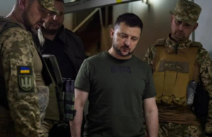 Volodimir Zelenski realiza una visita sorpresa a Zaporiyia