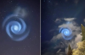 Extraño espiral iluminó el cielo en Nueva Zelanda; expertos explican su origen