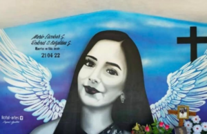 Crean mural en capilla de Debanhi Escobar