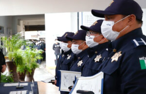 Alcalde de Mérida reconoce el compromiso de elementos de seguridad municipal