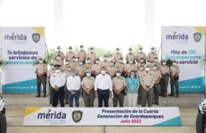 Alcalde, Renán Barrera, presenta 30 nuevos guardaparques para garantizar la seguridad de espacios públicos