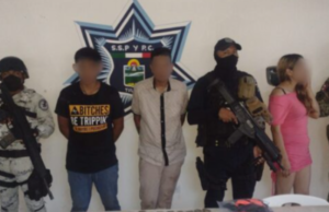 Aseguran a tres presuntos narcomenudistas en la Zona Costera de Tulum
