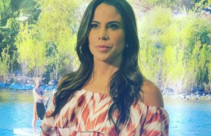 Paola Rojas presume cuerpo de infarto en cenote de Yucatán