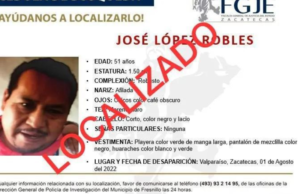 Encuentran con vida al papá de Yuawi