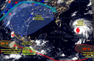 Incrementa probabilidad de desarrollo ciclónico en el Caribe; amenaza a la Península de Yucatán