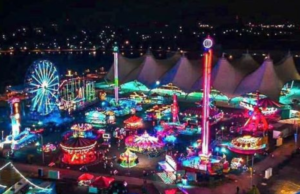 Cae un hombre mientras reparaba un domo de la Feria de Xmatkuil, Yucatán