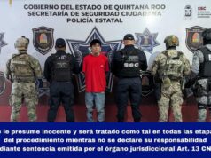 Detención de Gabriel Adolfo “N”, presunto implicado en el delito de robo.